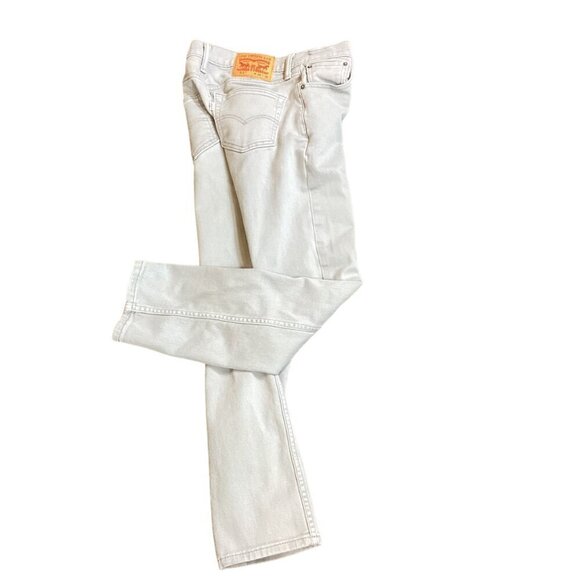 Levi's 511 Jeans Light Gray Straight Slim 5-Pocket 29x32 (*30x30) #206M - Picture 4 of 11